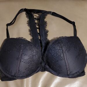 Victoria's Secret Black Lace Push-Up Bra